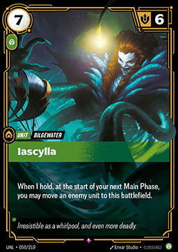 Iascylla UNL-050 Rare Near Mint Englisch Foil