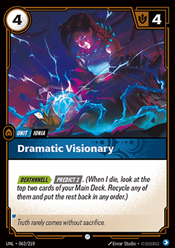 Dramatic Visionary UNL-062 Common NM Englisch Foil