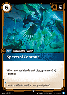 Spectral Centaur UNL-068 Common NM Englisch Foil