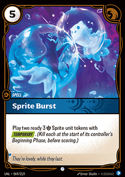 Sprite Burst UNL-069 Common NM Englisch Foil