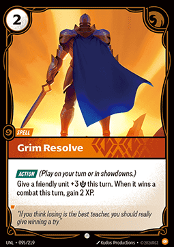 Grim Resolve UNL-095 Common NM Englisch Foil