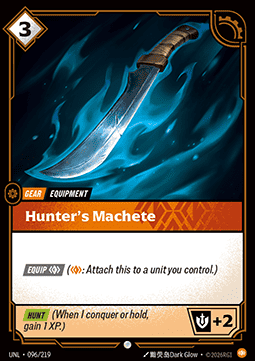 Hunter's Machete UNL-096 Common NM Englisch Foil