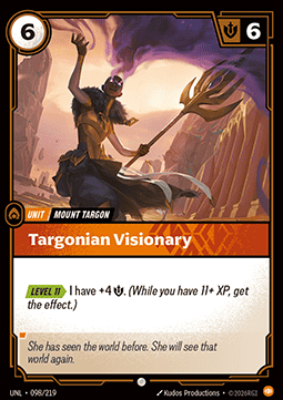Targonian Visionary UNL-098 Common NM Englisch Foil