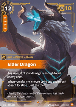 Elder Dragon (V.1) UNL-118 Epic Near Mint Englisch Foil