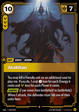 Atakhan UNL-170 Rare NM Englisch Foil