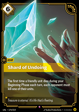 Shard of Undoing UNL-174 Rare NM Englisch Foil