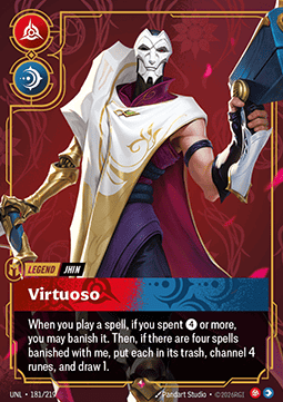 Jhin, Virtuoso (V.1) UNL-181 Rare NM Englisch Foil