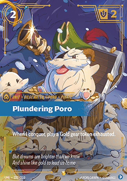 Plundering Poro UNL-222 Showcase Near Mint Englisch Foil