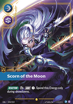 Diana, Scorn of the Moon (V.2) UNL-234 Showcase Near Mint Englisch Foil