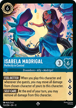Isabela Madrigal - Alles unter Kontrolle 12WIL-153 Super Rare Near Mint Deutsch