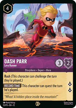 Flash Parr - Lava-Läufer PR3-52 Promo Near Mint Deutsch Foil