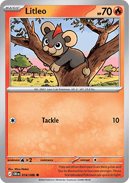 Litleo CRI-014 Common Near Mint Englisch Reverse Holo
