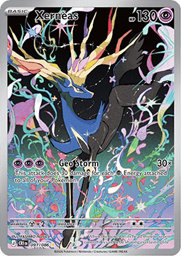 Xerneas CRI-091 Illustration Rare Near Mint Deutsch
