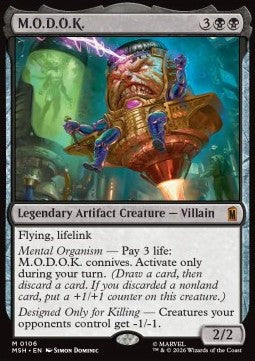 M.O.D.O.K. MSH-106 Mythic Excellent Englisch