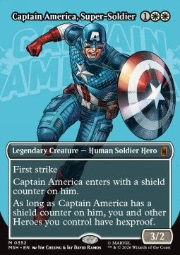 Captain America, Super-Soldier (V.2) XMSH-352 Mythic Near Mint Englisch Foil
