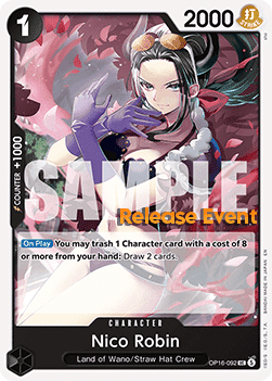Nico Robin (OP16-092) OP16P Uncommon Near Mint Englisch