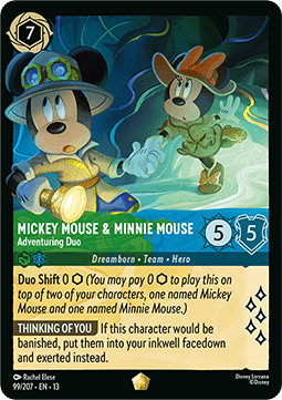 Micky Maus & Minnie Maus - Abenteuerlustiges Duo 13ATV-99 Legendary Near Mint Deutsch Foil