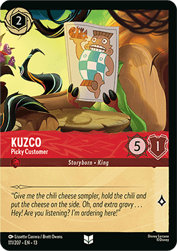 Kuzco - Picky Customer (V.2) 13ATV-111 Uncommon Good Englisch Foil