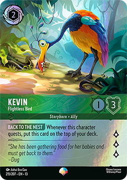 Kevin - Flugunfähiger Vogel 13ATV-215 Epic Near Mint Deutsch Foil