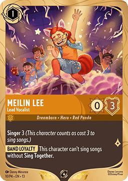 Meilin Lee - Frontsängerin PR4-10 Promo Near Mint Deutsch Foil