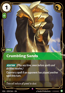 Crumbling Sands VEN-039 Rare NM Englisch Foil