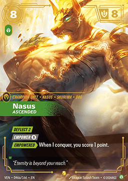 Nasus, Ascended (V.2) VEN-046a Showcase Near Mint Englisch Foil