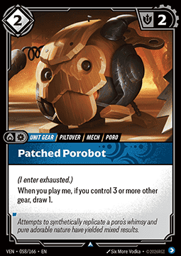 Patched Porobot VEN-058 Uncommon NM Englisch Foil