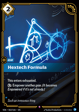 Hextech Formula VEN-062 Rare Near Mint Englisch Foil