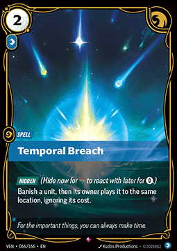 Temporal Breach VEN-066 Rare NM Englisch Foil