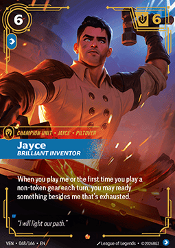 Jayce, Brilliant Inventor (V.1) VEN-068 Epic Near Mint Englisch Foil