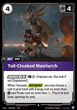 Tail-Cloaked Matriarch VEN-104 Uncommon NM Englisch Foil