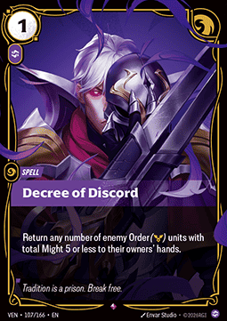 Decree of Discord VEN-107 Rare NM Englisch Foil