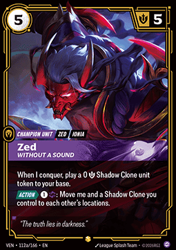 Zed, Without a Sound (V.2) VEN-112a Showcase Excellent Englisch Foil