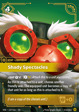Shady Spectacles VEN-137 Epic Near Mint Englisch Foil