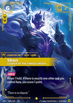 Shen, Leader of the Kinkou Order (V.2) VEN-138a Showcase Near Mint Englisch Foil