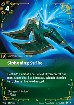 Siphoning Strike VEN-146 Epic Near Mint Englisch Foil