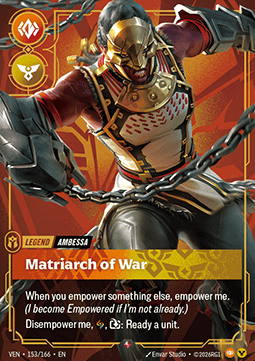 Ambessa, Matriarch of War (V.1) VEN-153 Rare NM Englisch Foil
