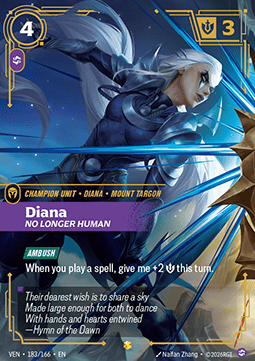 Diana, No Longer Human VEN-183 Showcase NM Englisch Foil