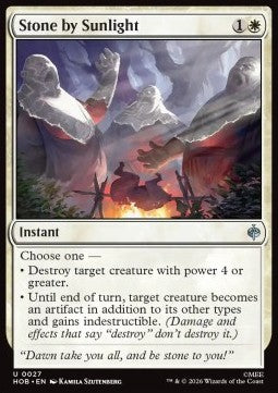 Stone by Sunlight HOB-27 Uncommon Excellent Englisch Foil