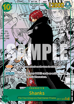 Shanks (OP17-022) (V.3) OP17 Manga Rare Near Mint Englisch