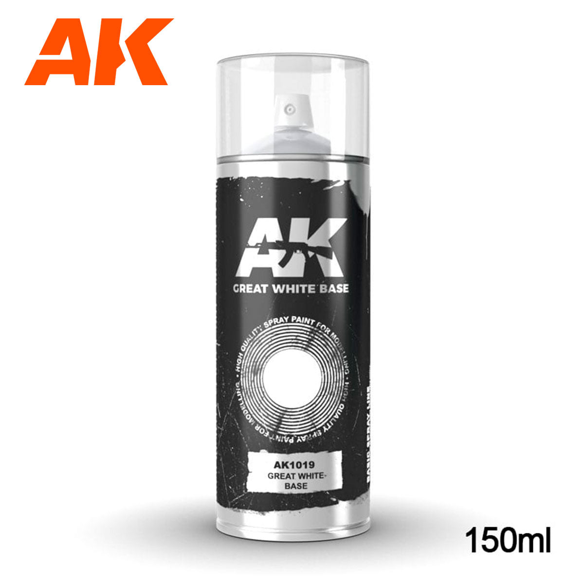 AK Interactive Great White Base - Spray 150 ml