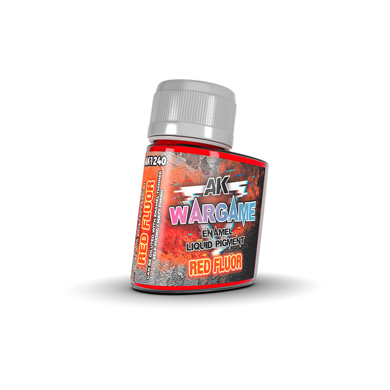 AK Interactive Liquid Pigments Red Fluor
