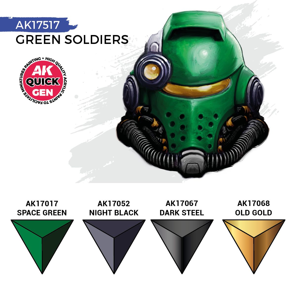 AK Interactive QUICK GEN Green Soldiers Set