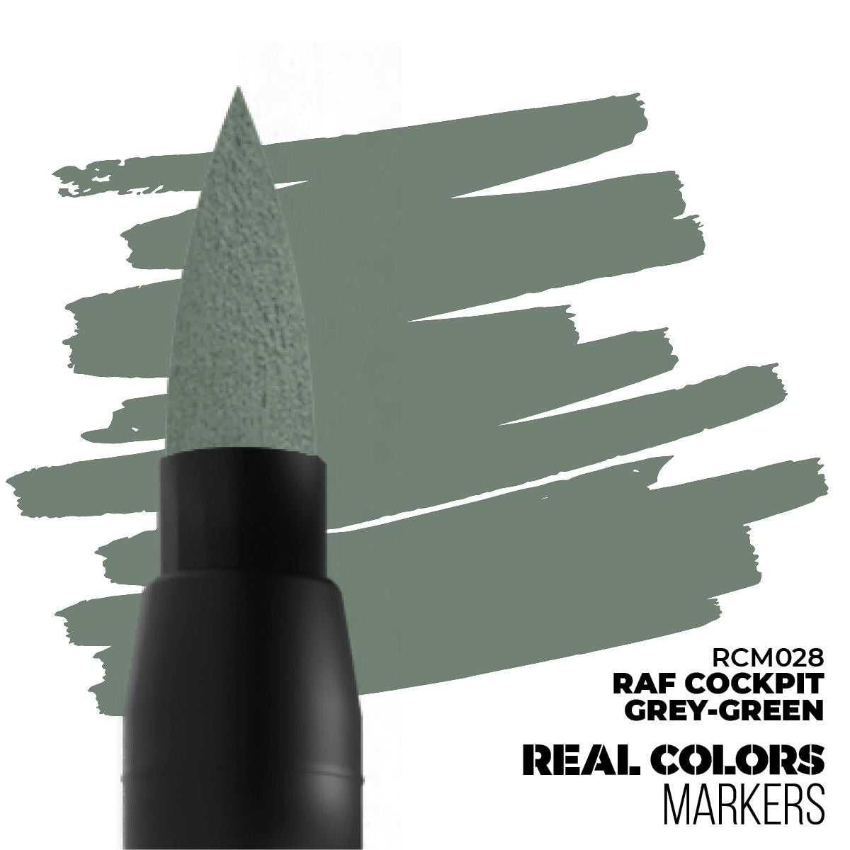 AK Interactive REAL COLORS MARKERS Raf Cockpit Grey-Green