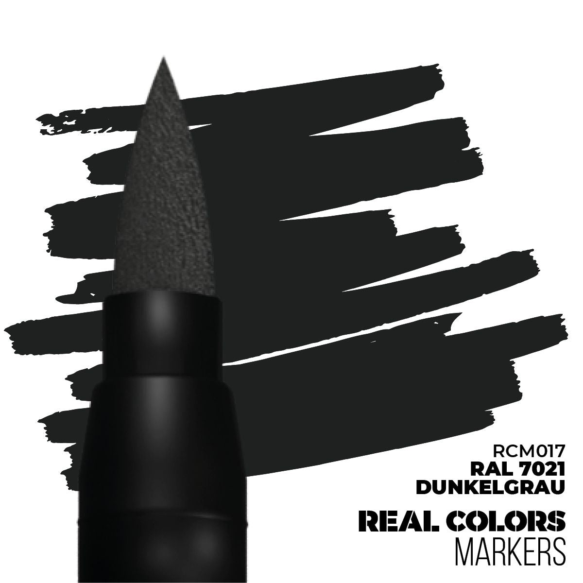 AK Interactive REAL COLORS MARKERS Ral 7021 Dunkelgrau