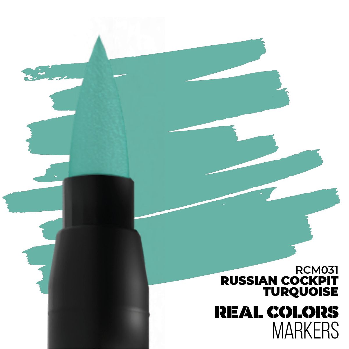 AK Interactive REAL COLORS MARKERS Russian Cockpit Torquoise