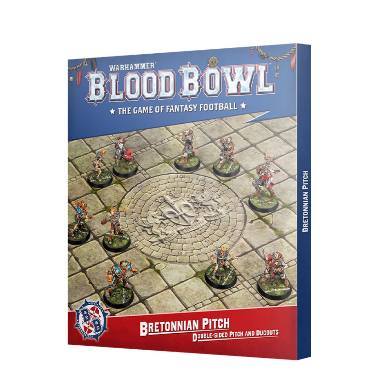 Blood Bowl Bretonnian Team Pitch and Dugouts