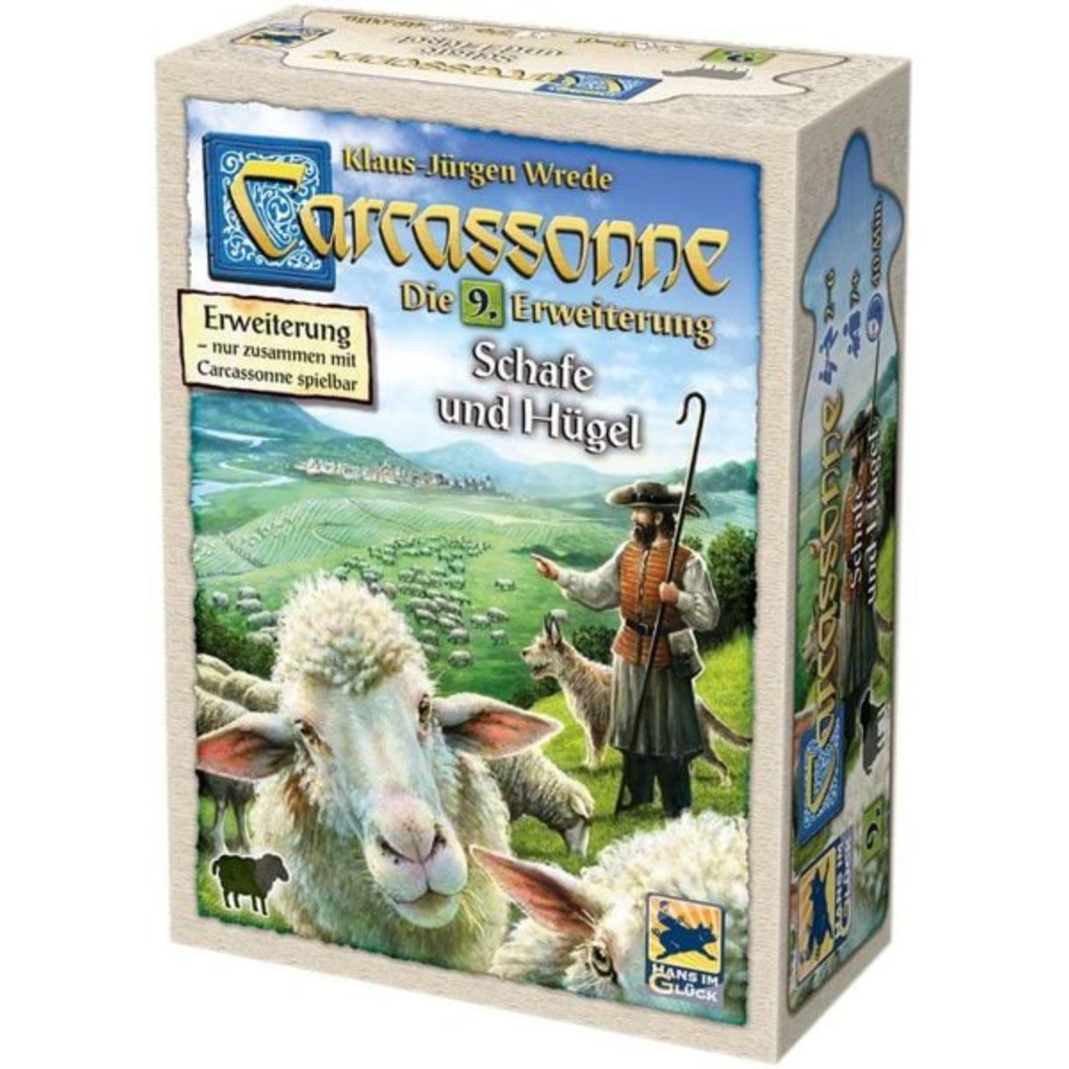 Carcassonne - Schafe und Hügel Die 9. Erweiterung