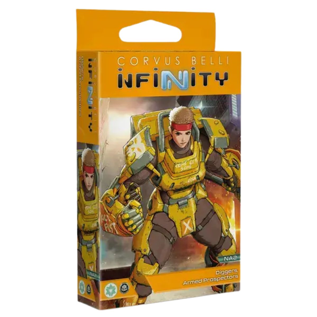 Corvus Belli Infinity Diggers, Armed Prospectors (Chain Rifle)