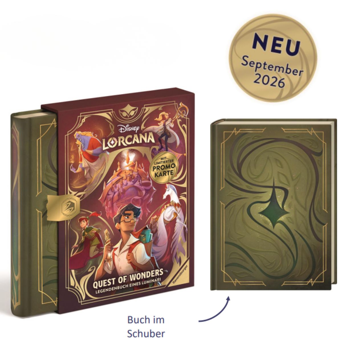 Disney Lorcana Quest of Wonders Legendenbuch eines Luminari Deutsch